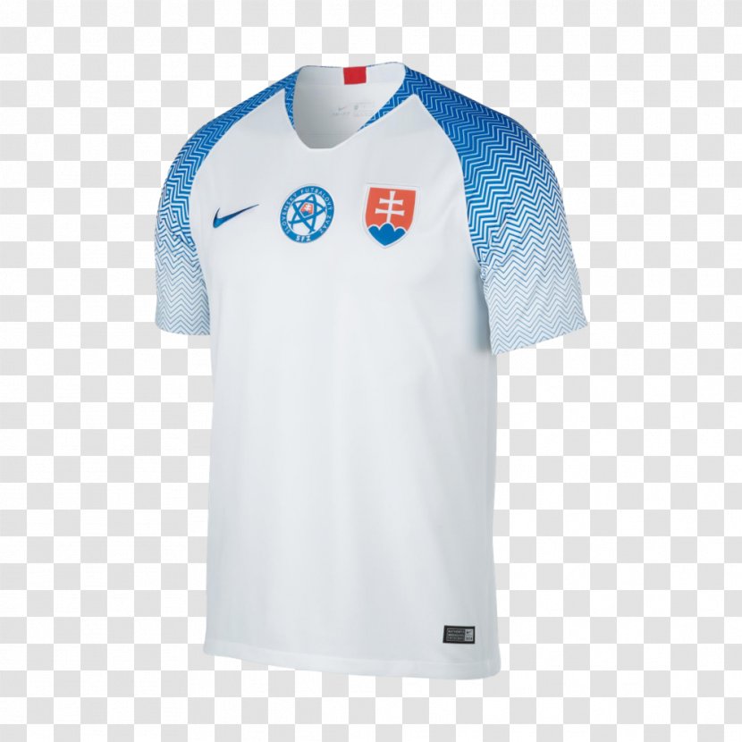 Slovakia National Football Team 2018 World Cup Kit Jersey - White Transparent PNG