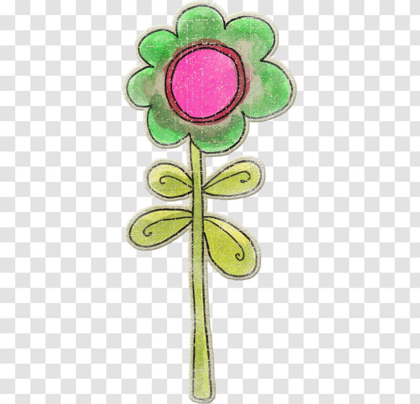 Cartoon Cuteness Icon - Green - Cute Flowers Transparent PNG