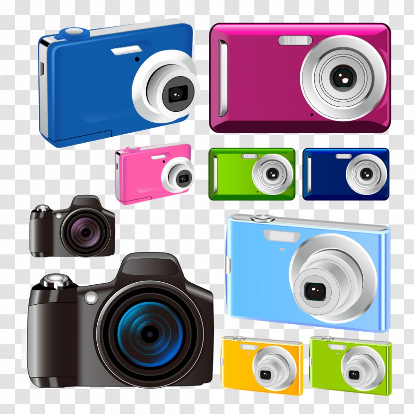 Camera Color Photography Icon - Cameras Optics Transparent PNG