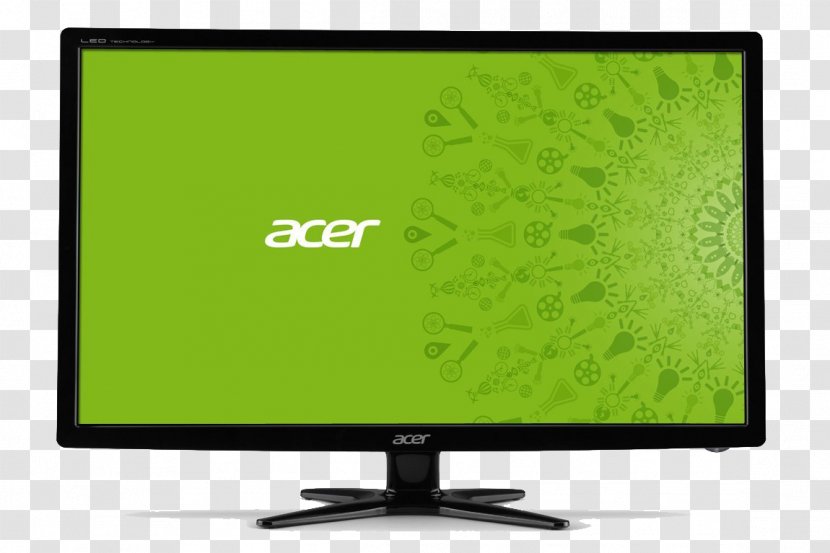 LED-backlit LCD Computer Monitors Acer V6 Light-emitting Diode - Digital Visual Interface - Cartoon Screen Transparent PNG