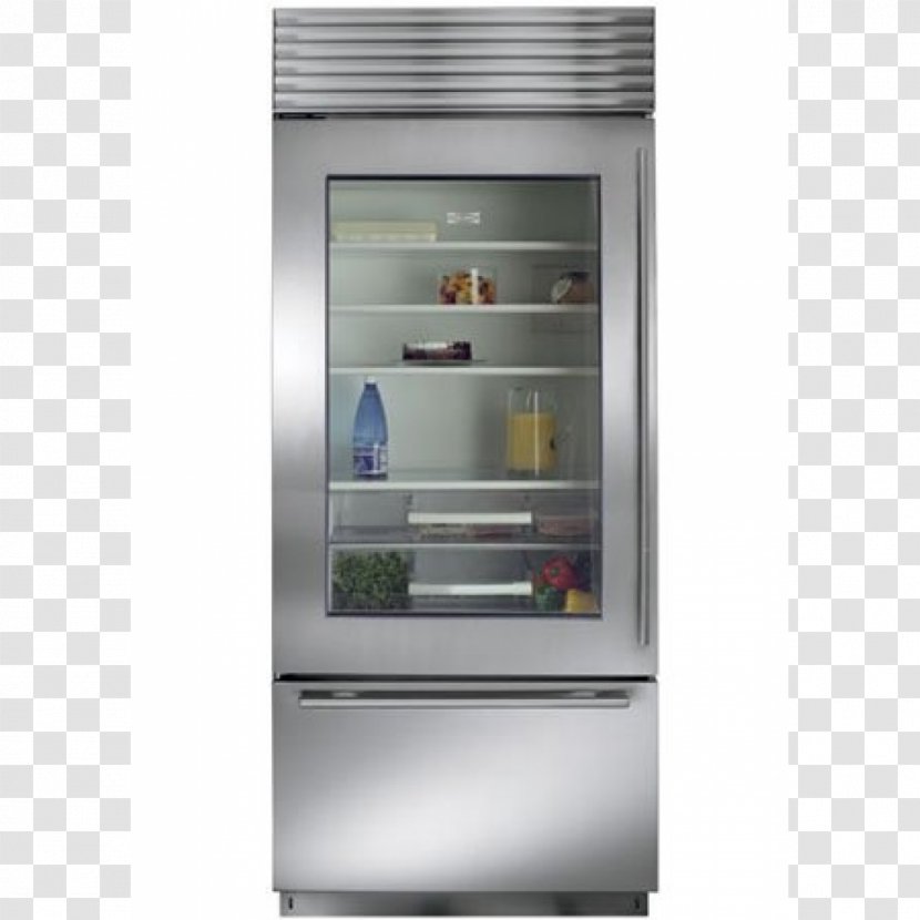 Window Sub-Zero Refrigerator Sliding Glass Door - Freezer Transparent PNG