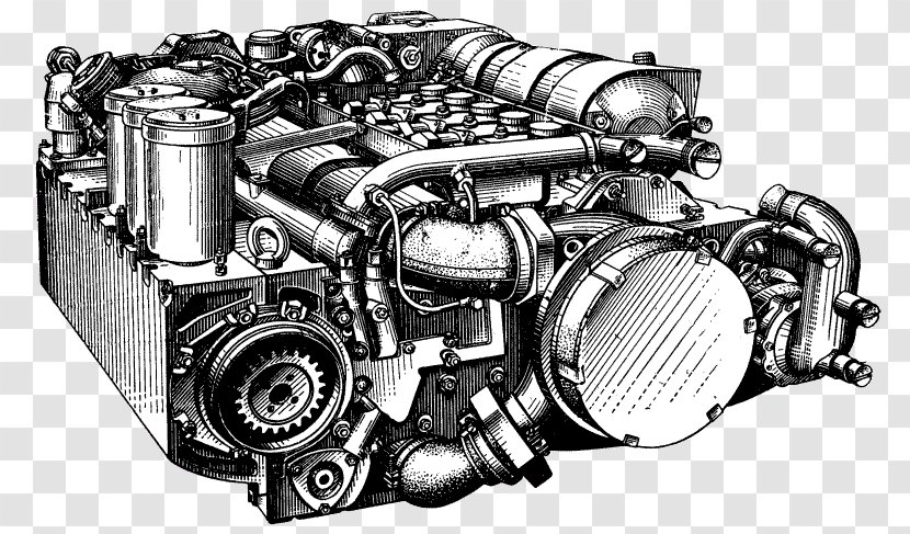Diesel Engine Car Two-stroke D-144 - Twostroke Transparent PNG