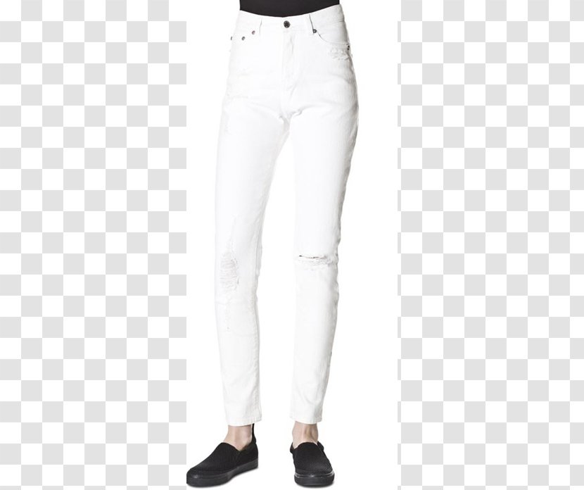 Jeans Denim Waist Pants Pocket M - White Transparent PNG