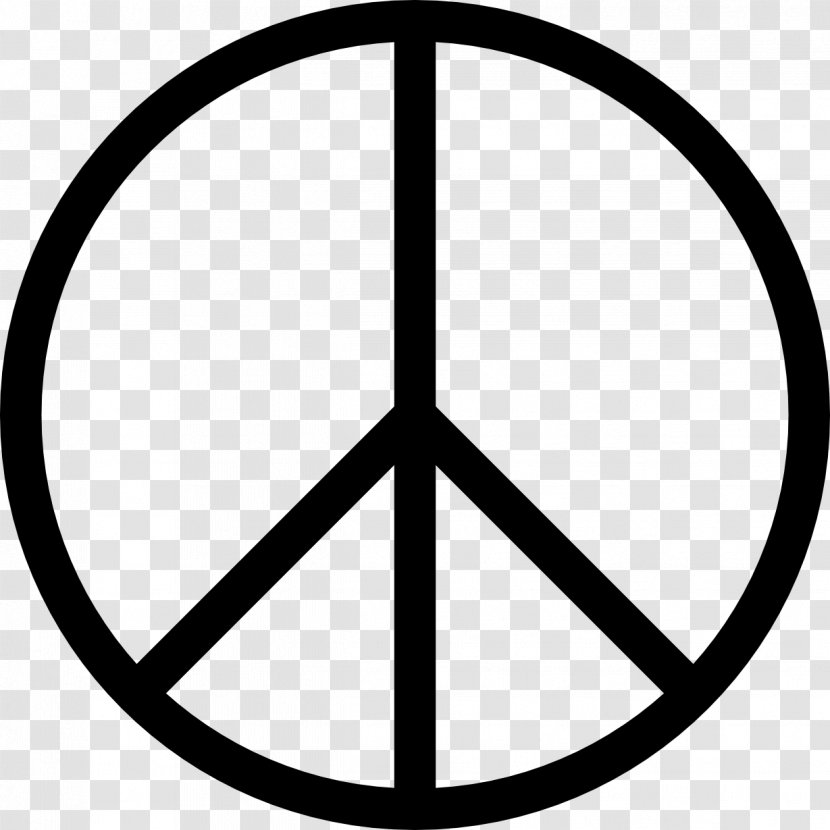 Peace Symbols Campaign For Nuclear Disarmament Flag - Symbol Transparent PNG