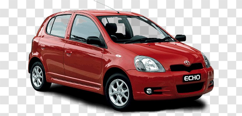 Toyota Vitz Echo Compact Car - City - Tourism In Dubai Transparent PNG