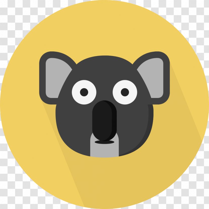 Koala Animal - Yellow Transparent PNG