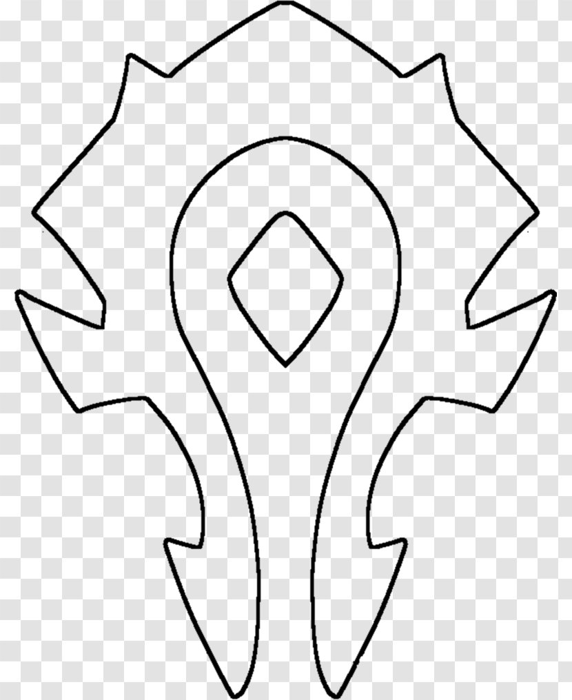 Line Art Drawing Symbol World Of Warcraft - Frame Transparent PNG