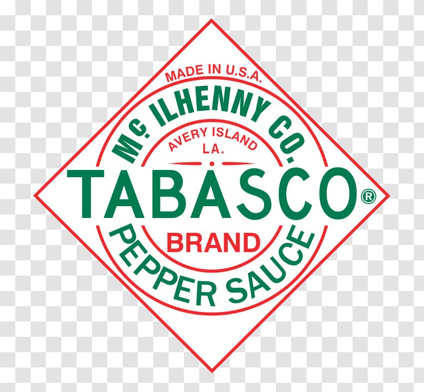 Avery Island Tabasco Pepper Hot Sauce - Text - Bottle Transparent PNG