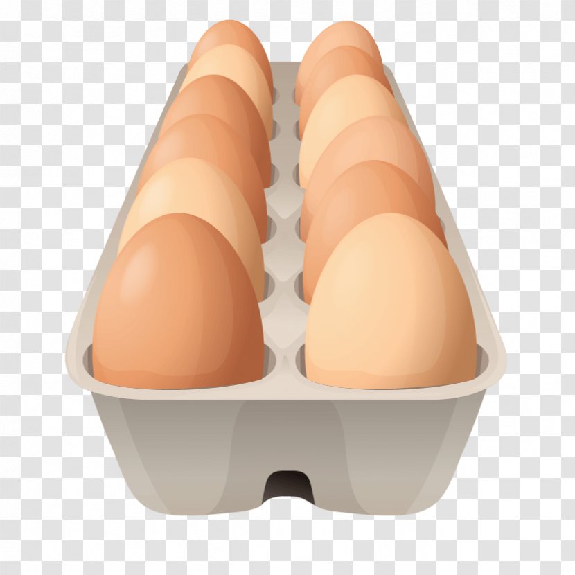 Egg Carton Chicken Breakfast Vector Graphics - Finger Transparent PNG