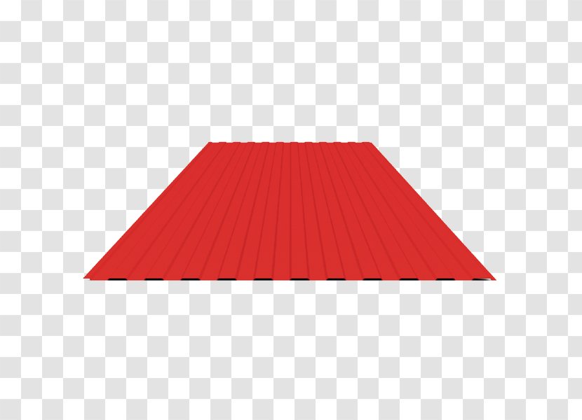 Line Angle RED.M - Rectangle - Trapezblech Transparent PNG