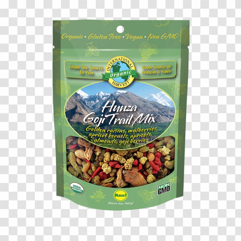 Goji Trail Mix Granola Apricot Burusho People - Oatmeal Transparent PNG