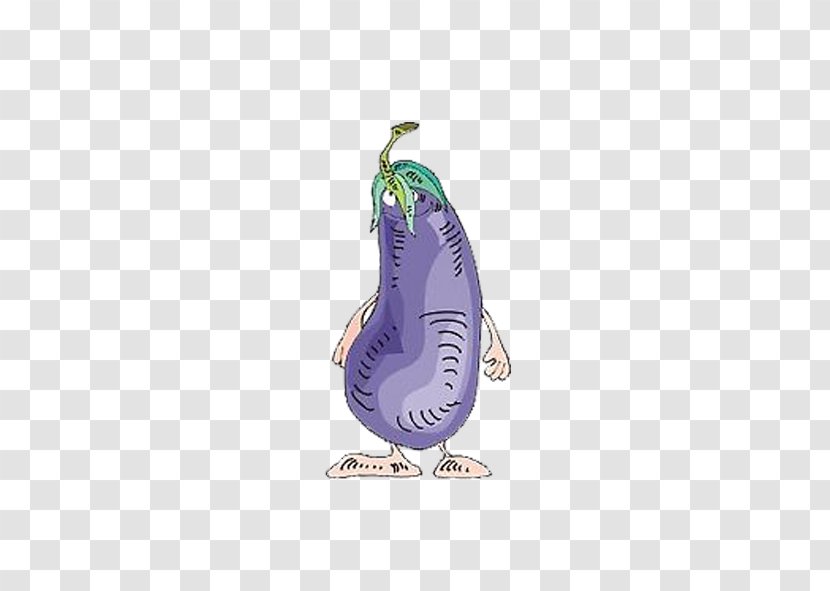 Eggplant Vegetable Cartoon - Gratis - Cute Transparent PNG