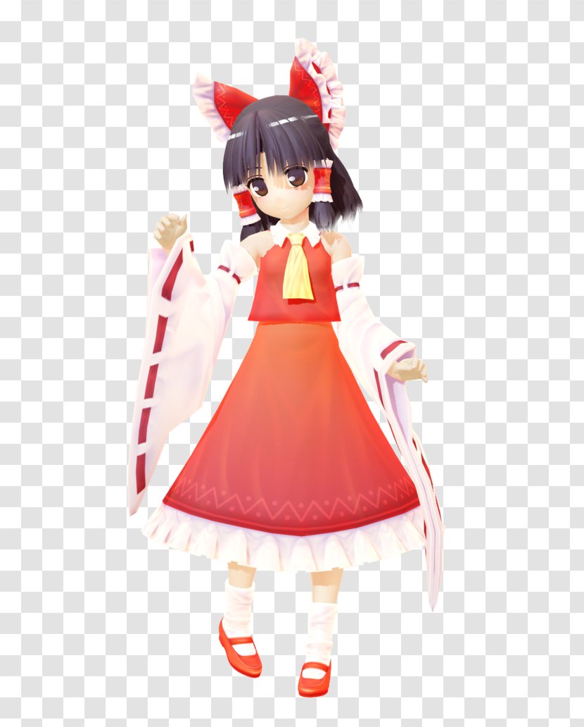 MikuMikuDance Reimu Hakurei Perfect Cherry Blossom Team Shanghai Alice Download - Costume - Maiden Transparent PNG