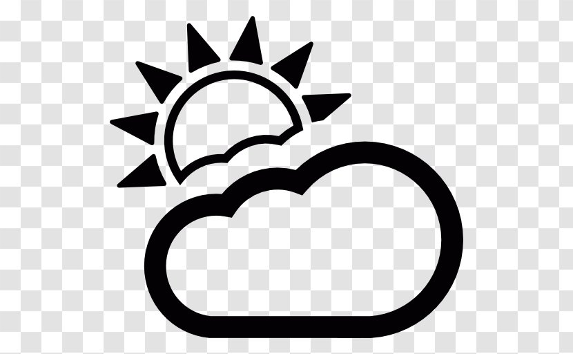 Storm Weather Clip Art - Symbol - Partly Cloudy Transparent PNG