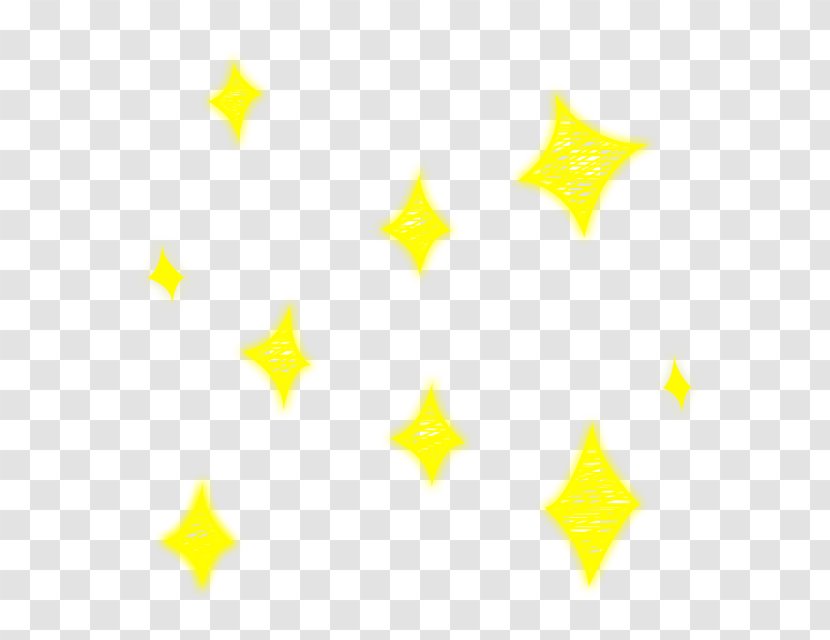 Line Point Angle Yellow Pattern - Area - Blinking Stars Transparent PNG