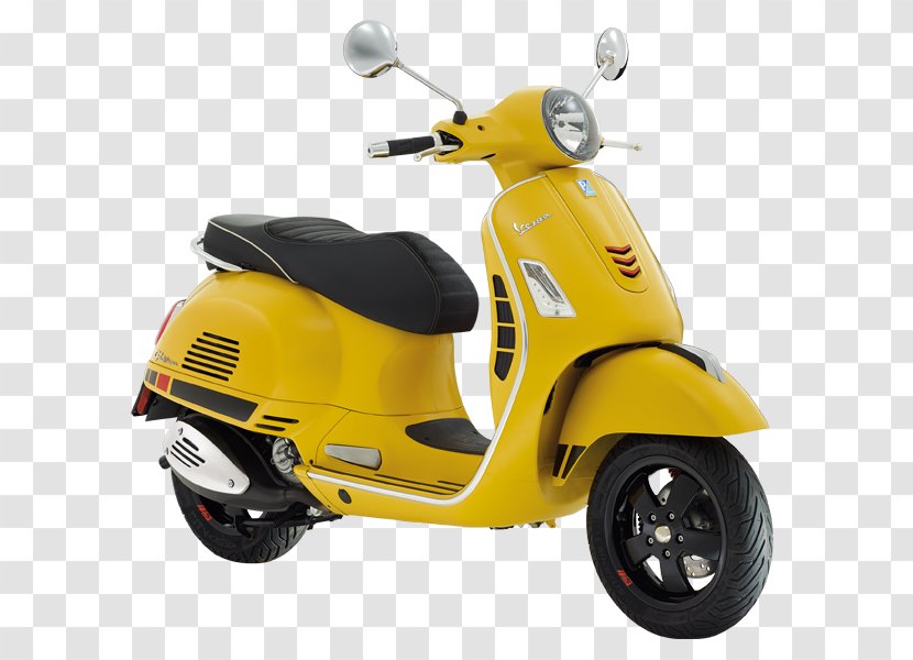 Piaggio Vespa GTS 300 Super Scooter Motorcycle - Wheel Transparent PNG