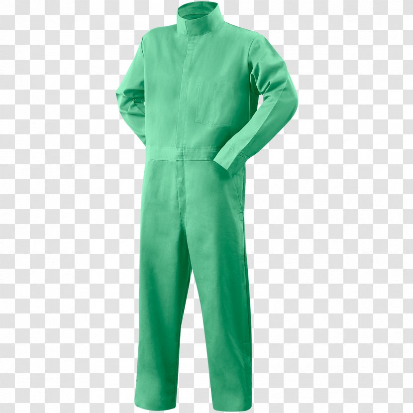 Green Sleeve Overall Boilersuit Uniform - Neck - Clothing Transparent PNG