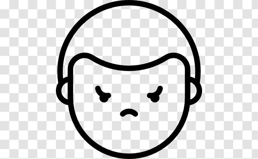 Fat Boy - Facial Expression - Monochrome Photography Transparent PNG