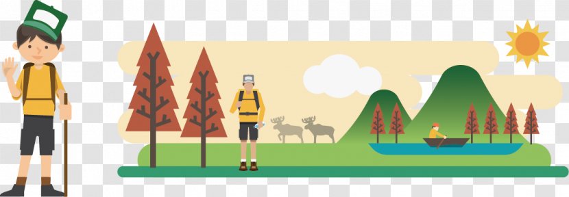 Park Infographic Royalty-free Clip Art - Stock Photography - Vector Flat Travel Themes Transparent PNG