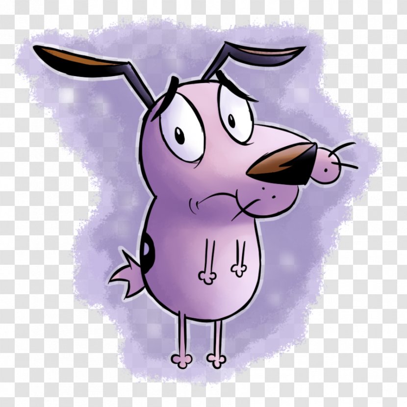 Drawing Horse Courage 29 April - Heart - The Cowardly Dog Transparent PNG