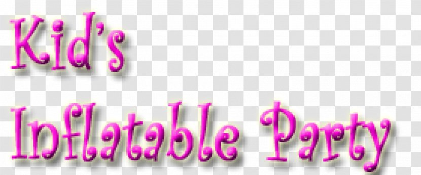Logo Brand Pink M Font - Party Kids Transparent PNG