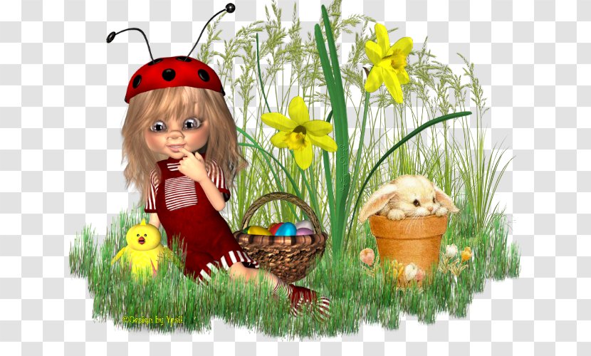 Easter Insect Grasses Cartoon - Frohe Ostern Transparent PNG