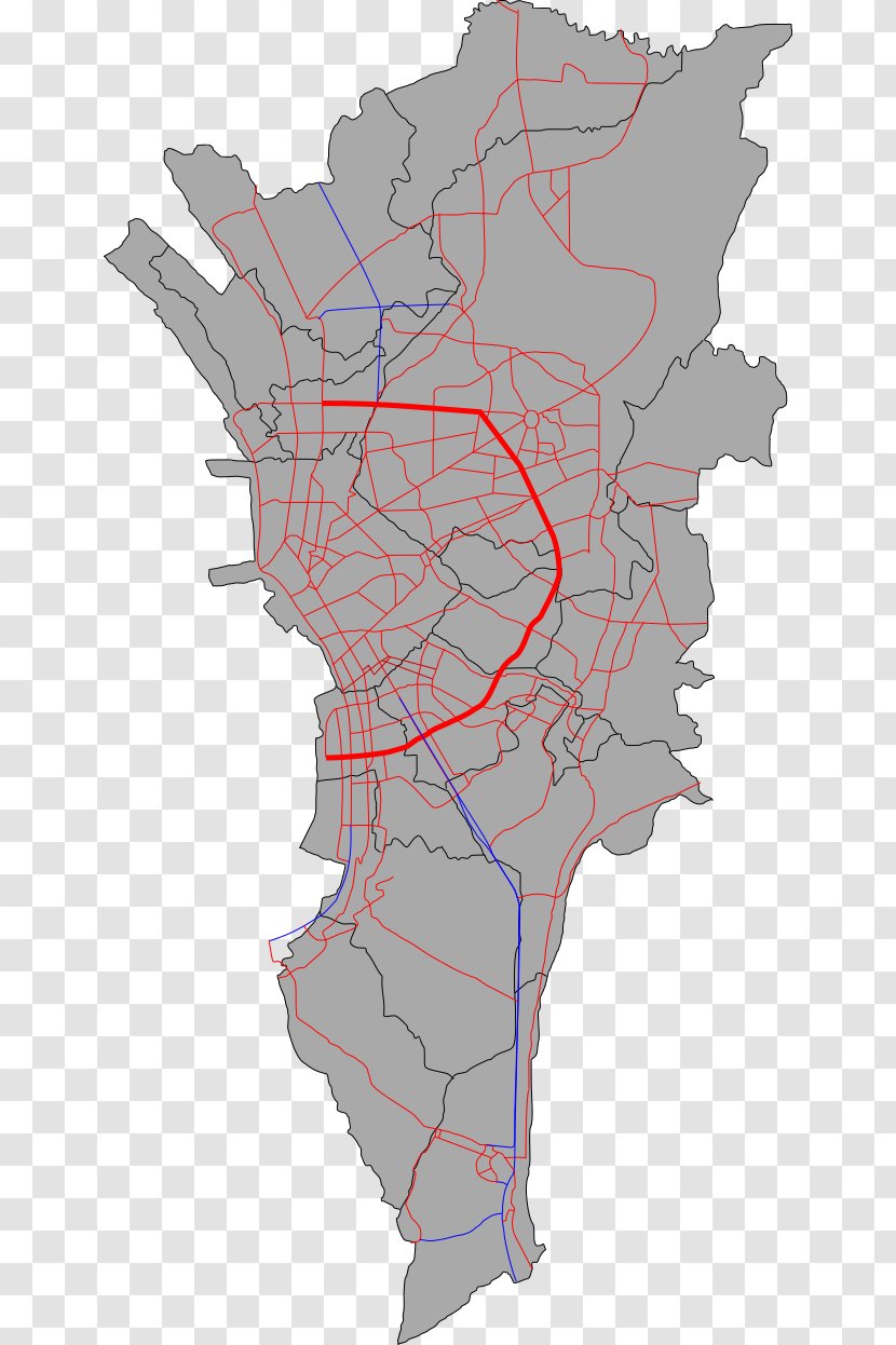 Sampaloc, Manila EDSA Capital Region - Philippines - Route Transparent PNG
