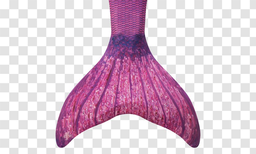 Mermaid Tail Magenta Rusalka Monofin - Swimming Transparent PNG
