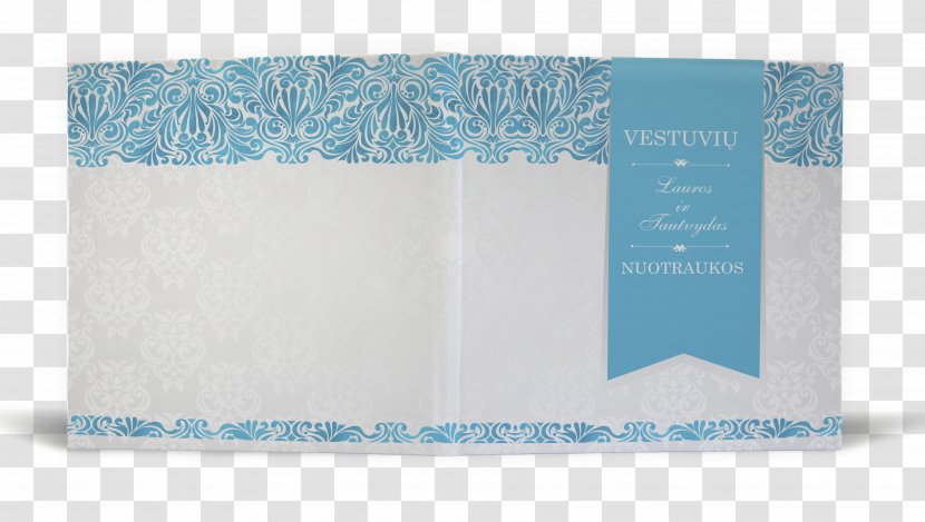 Paper Place Mats Copy1 Wedding Pattern - Indigo Transparent PNG