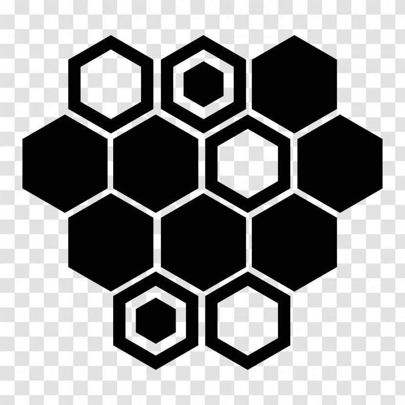 Hexagon Tile Mosaic Industry Company - Black Transparent PNG