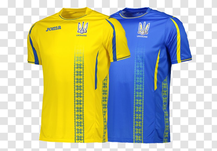 Ukraine National Football Team Kit Jersey - Brand Transparent PNG