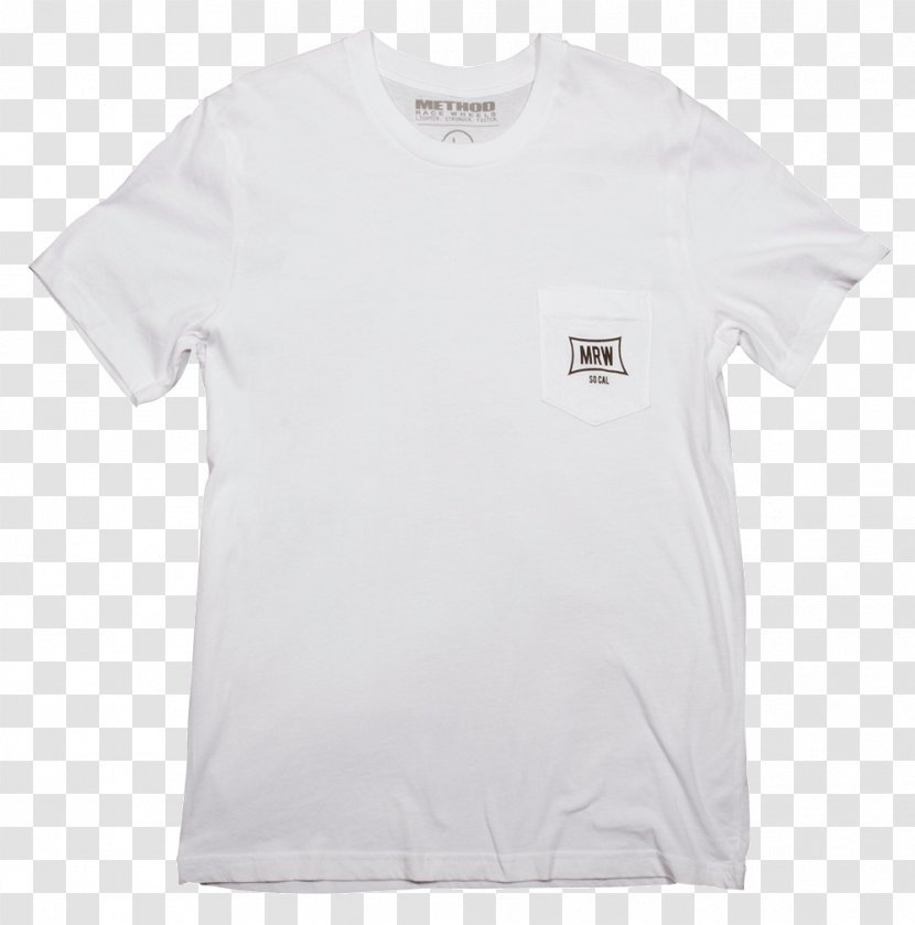 T-shirt Sleeve Top White - Shirt Pocket Transparent PNG