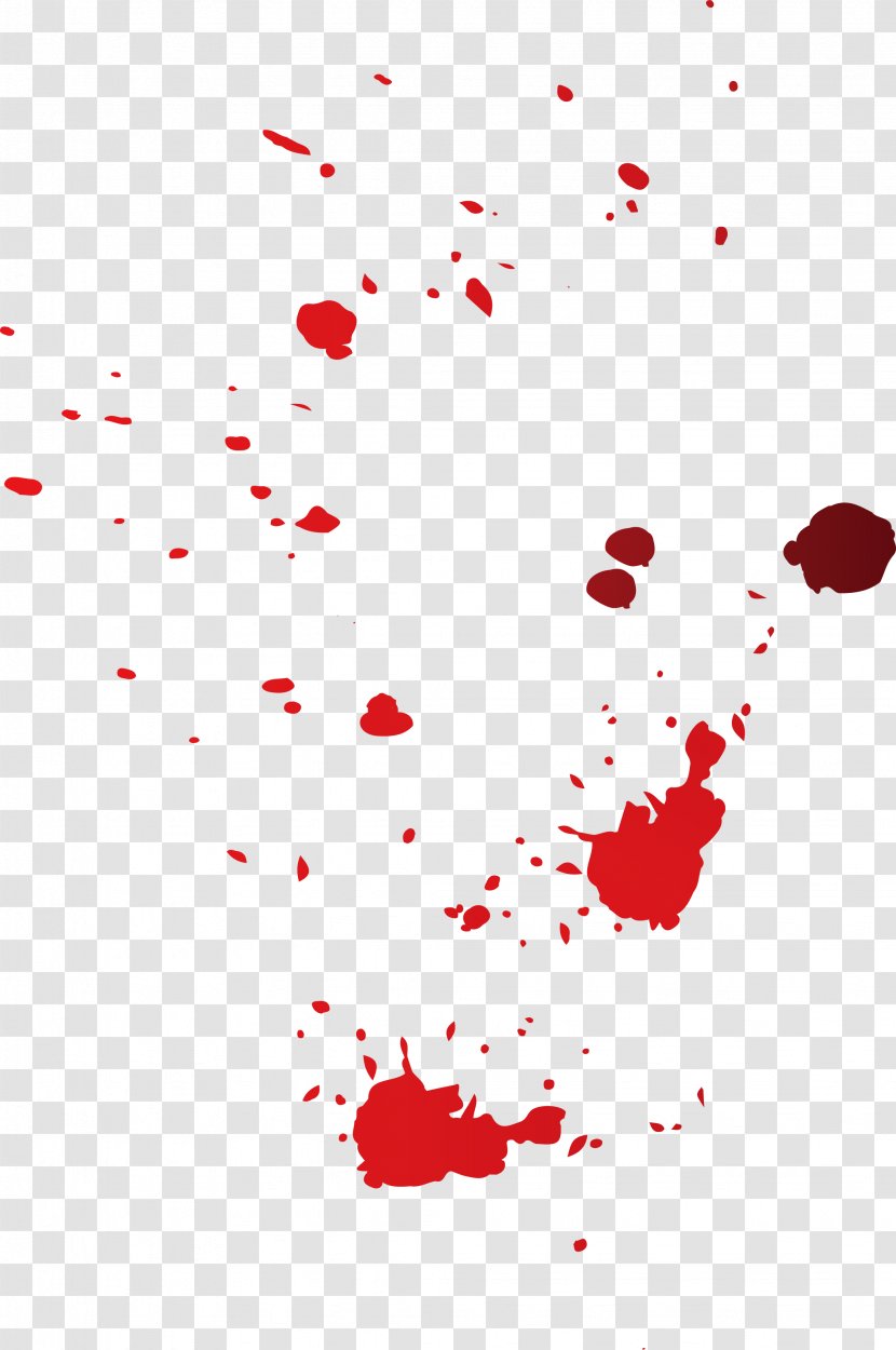 Blood Residue Red Computer File - Tree - Spilled Transparent PNG