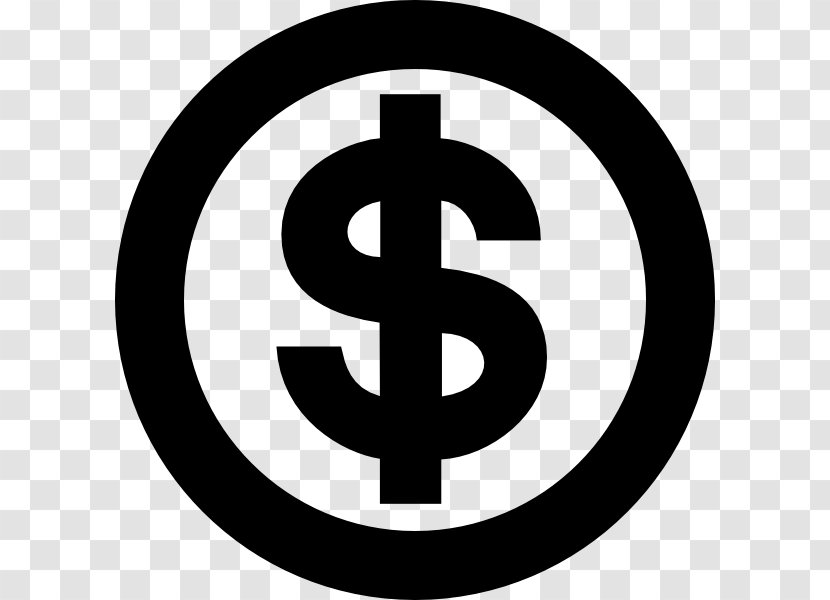Dollar Sign Currency Symbol Clip Art - CASHIER Transparent PNG