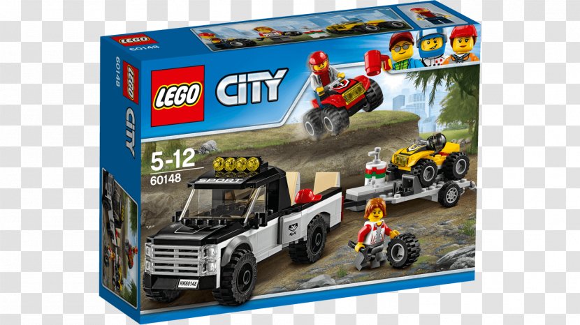 LEGO 60148 City ATV Race Team Lego Toy All-terrain Vehicle - Allterrain Transparent PNG