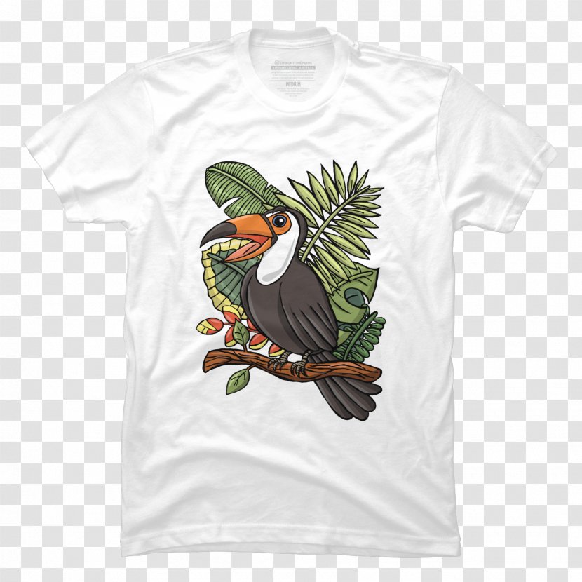 Beak Bird-of-paradise Toucan T-shirt - Brand - Bird Transparent PNG