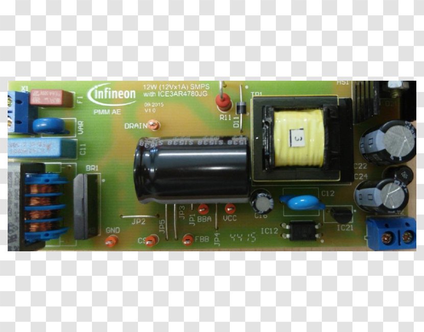Electronics Accessory Switched-mode Power Supply Джерело живлення Printed Circuit Board - Machine - Hanging Demo Transparent PNG