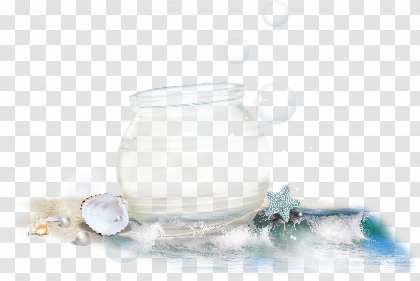 Seawater Ocean - Glass - Shellfish Starfish Transparent PNG