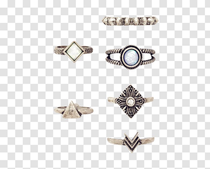 Earring Gemstone Retro Style Vintage Clothing - Diamond - Ring Transparent PNG