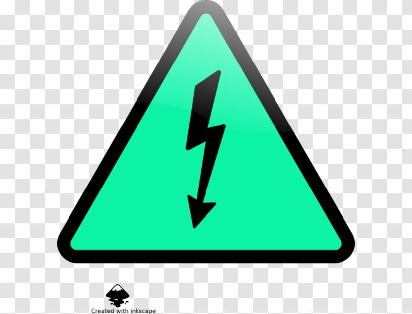 Warning Sign Electricity High Voltage Clip Art - Symbol Transparent PNG