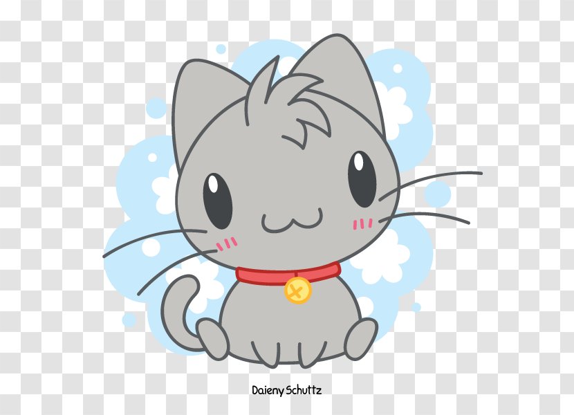 Kitten Whiskers Drawing Art Cat - Cartoon Transparent PNG