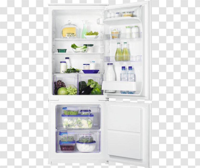 Refrigerator Zanussi ZBB28441SA Freezers ZANUSSI ZBB24431SA - Refrigeration Transparent PNG