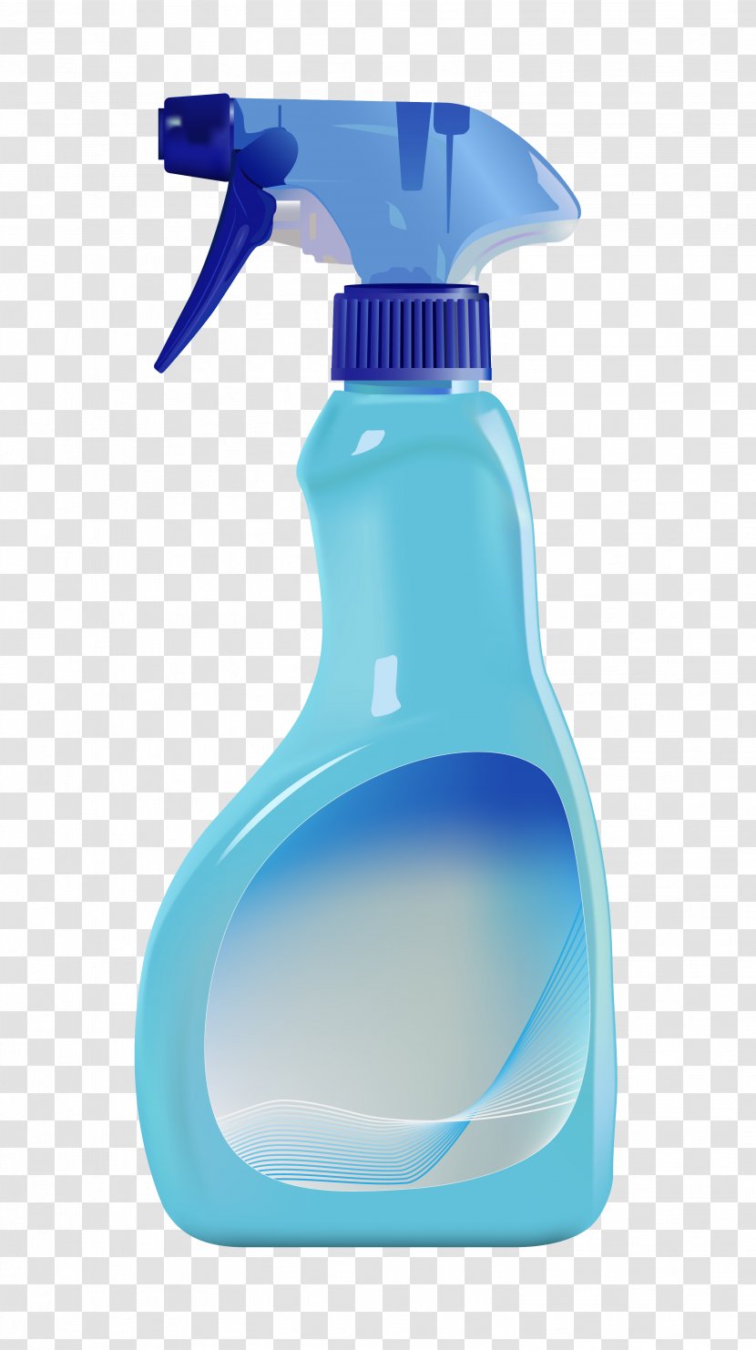 Plastic Bottle Spray - Label - Vector Transparent PNG