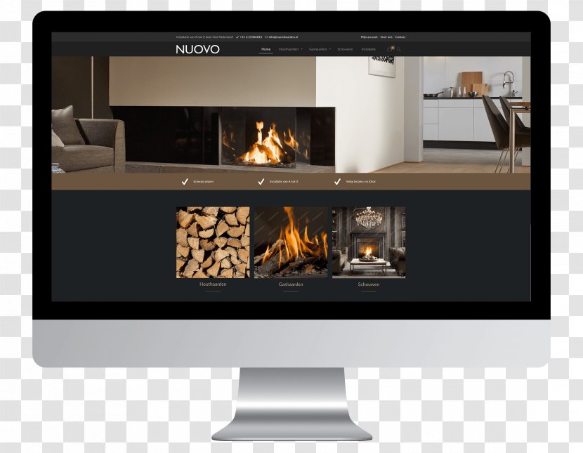 DRU Nicoletti & Harris Inc Web Design Fireplace - Multimedia Transparent PNG