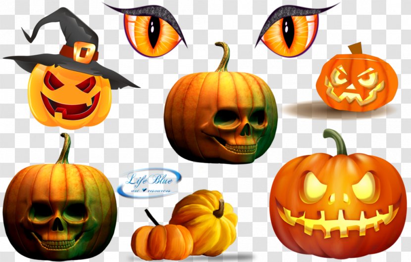 Pumpkin Halloween Portable Network Graphics Jack-o'-lantern Image - La Calabaza De Transparent PNG