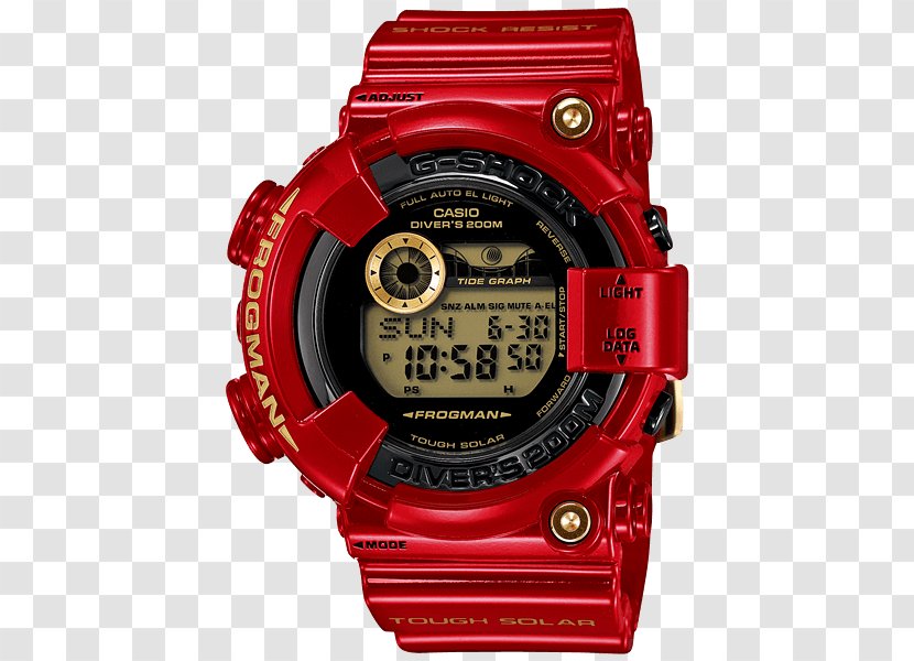 Casio G-Shock Frogman Shock-resistant Watch - Quartz Clock Transparent PNG