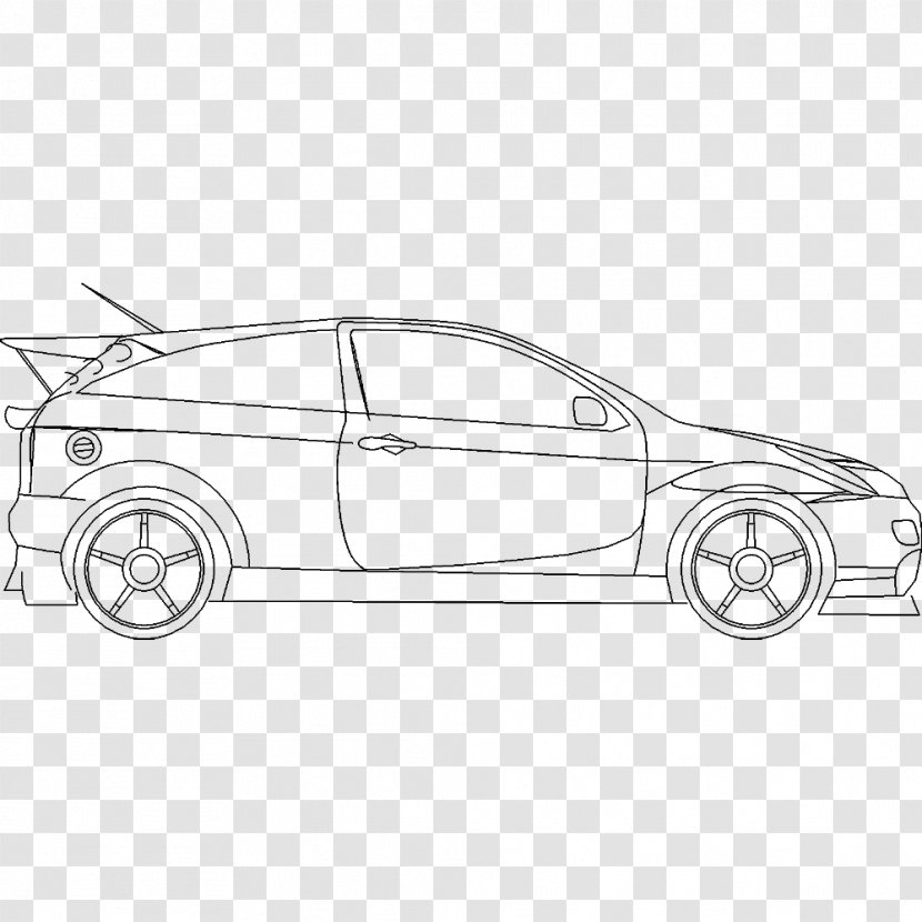Car Door Automotive Design Transport Sketch - Artwork Transparent PNG