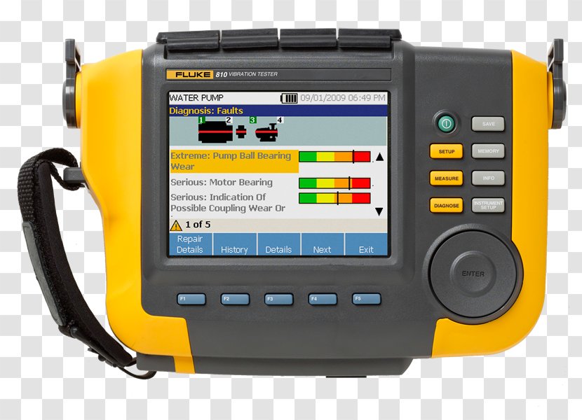 Multimeter Fluke Corporation Vibration Instrumentation Troubleshooting - System Transparent PNG