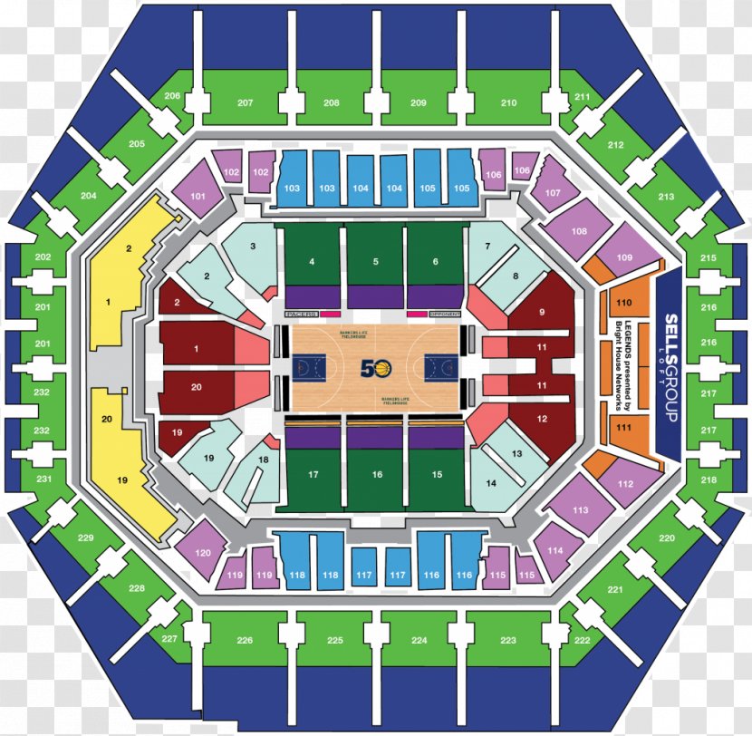Bankers Life Fieldhouse Indiana Pacers Bridgestone Arena Harry Styles: Live On Tour United Center - Nba Transparent PNG