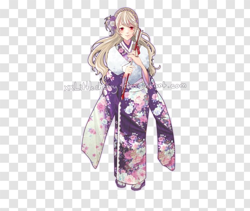 Fire Emblem Fates Heroes Video Game Nintendo - Watercolor - Kimono Transparent PNG